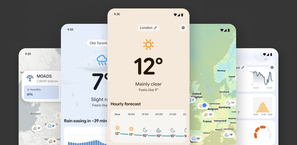 Gradient Maps Weather Gradient Weather · Weather that feels alive · Make it yours